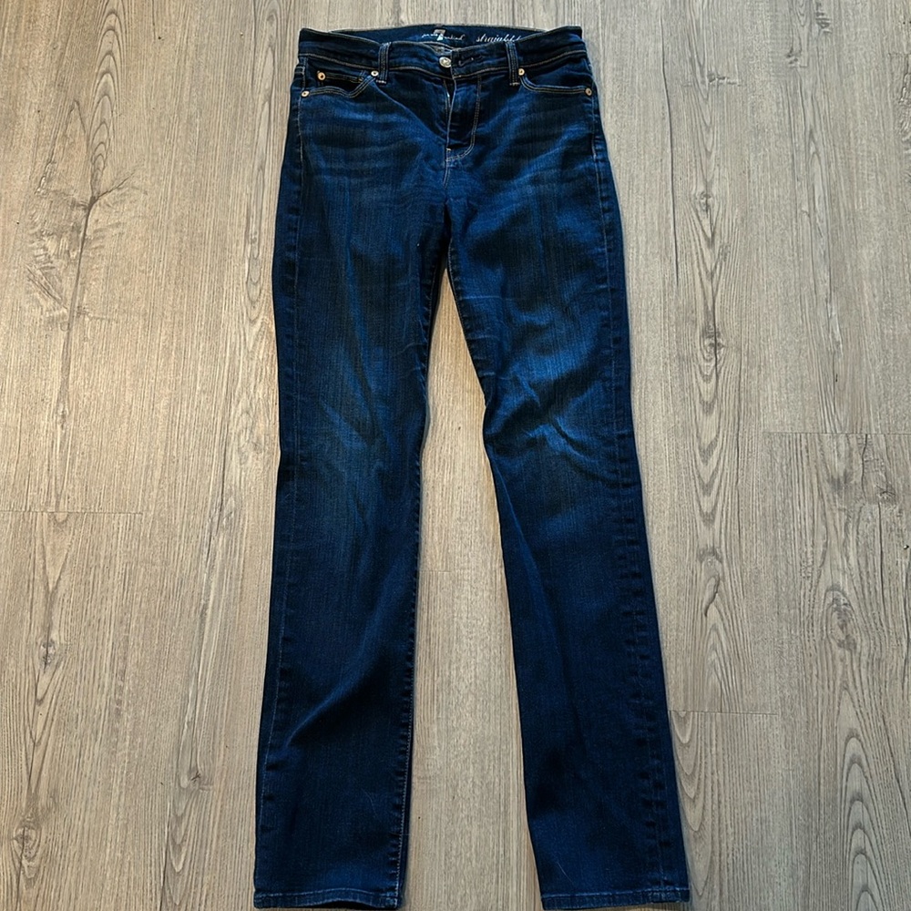 7 for all mankind straight leg jeans